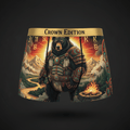 TITAN Cherokee Bear Warrior Men's Boxer Briefs — Crown Edition