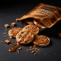 TITAN Protein Rice Cakes – Caramel Crunch, premium product photography