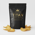 Pea Protein Dill Pickle Chips — Crown Edition matte black pouch
