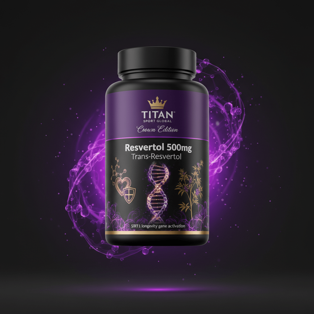 TITAN Resveratrol 500mg - Crown Edition bottle shot