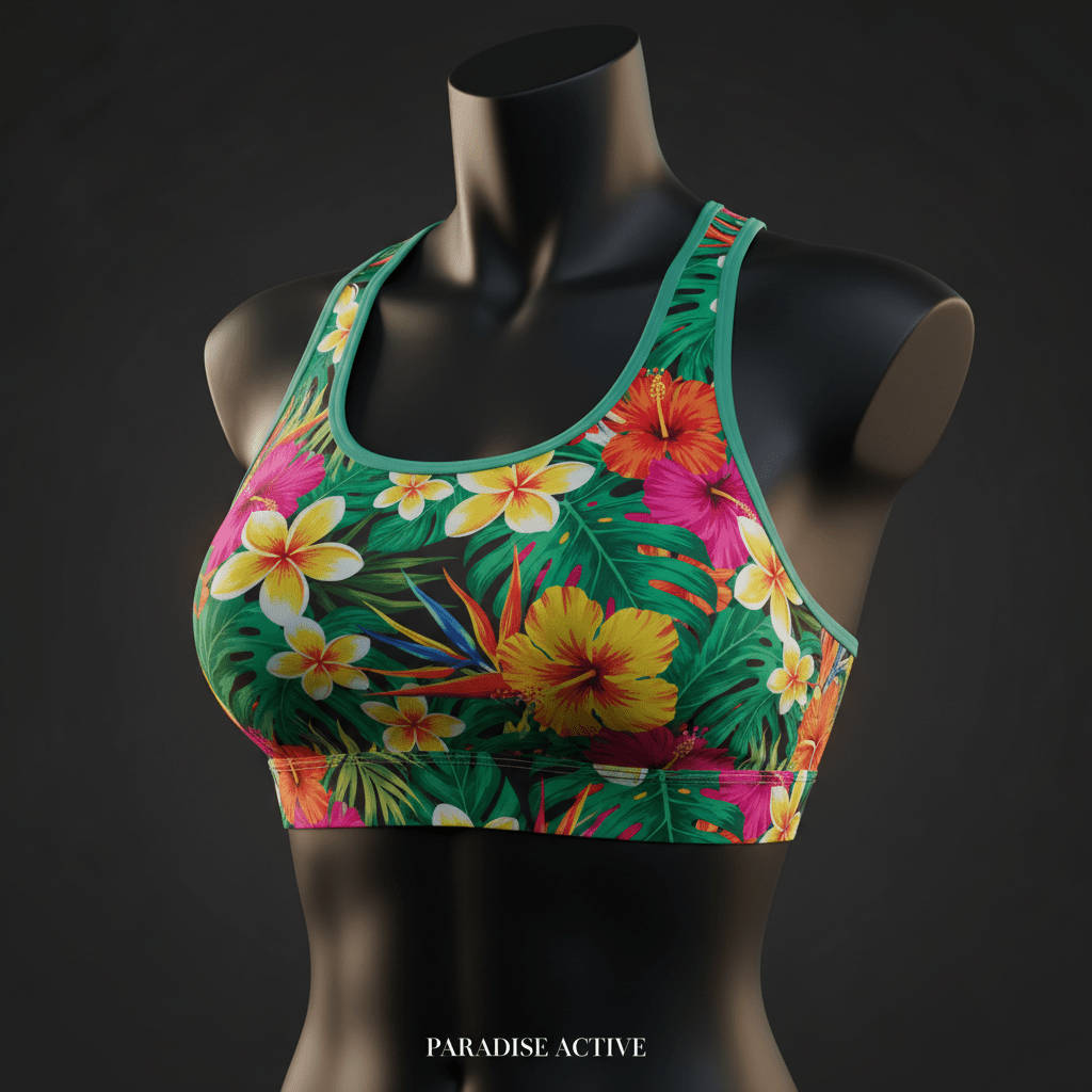 TITAN SWAG HER Sports Bra — Tropical Queen
