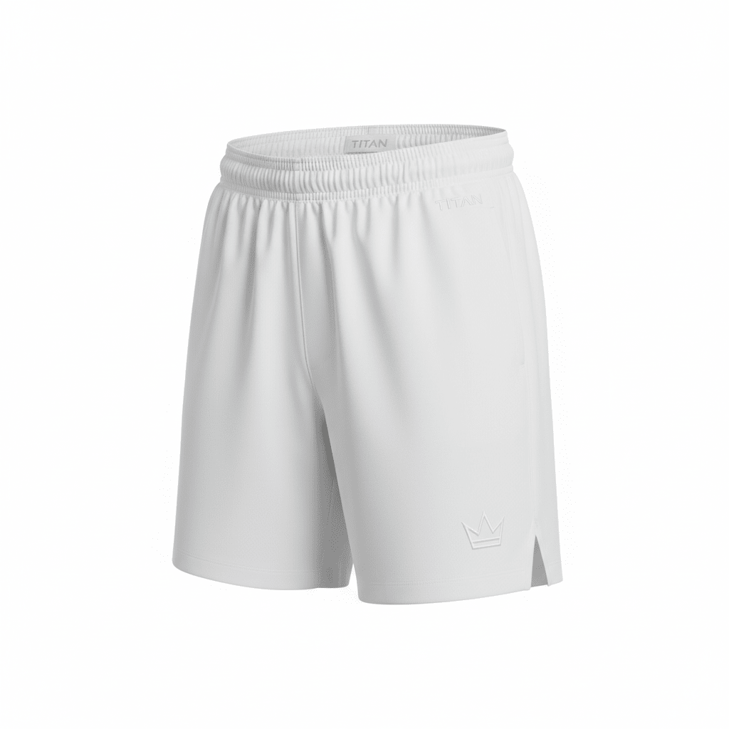 Arctic White Training Short — Crown Edition