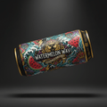 TITAN Protein Energy Drink Watermelon Wave — Crown Edition bold tattoo-style artwork