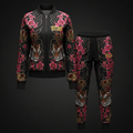 TITAN Women's Tracksuit Set - Crown Edition tattoo-style artwork