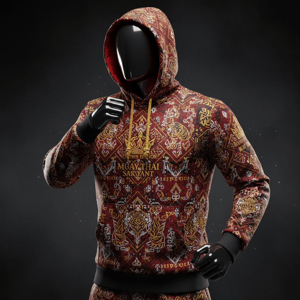 TITAN Thai Muay Thai Pullover Hoodie — Sak Yant Edition