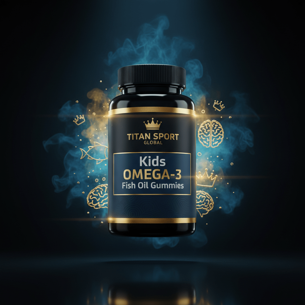 TITAN SPORT GLOBAL kids omega-3 gummies brain and focus formula
