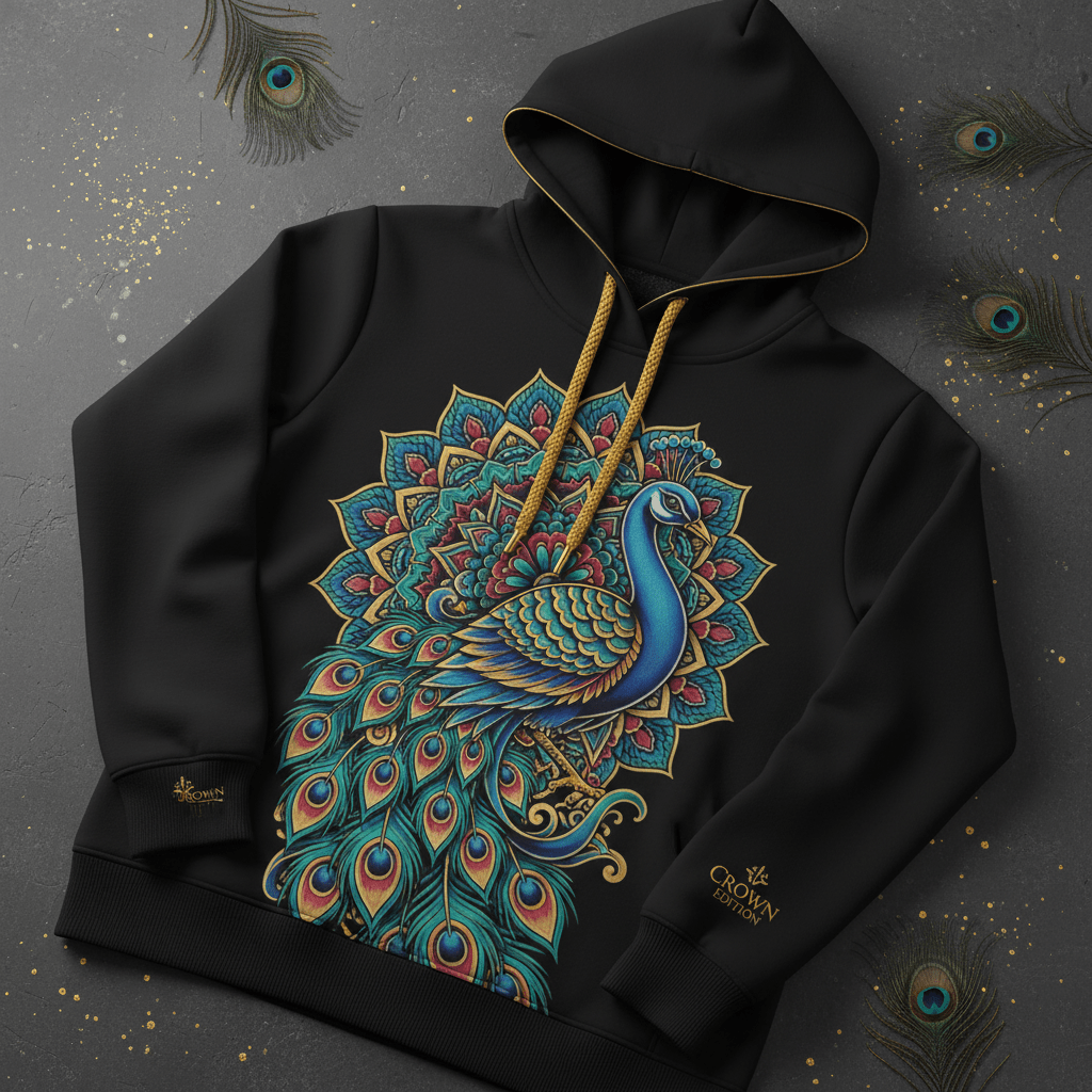 TITAN Women's Rajasthani Peacock Hoodie — Mewar Edition