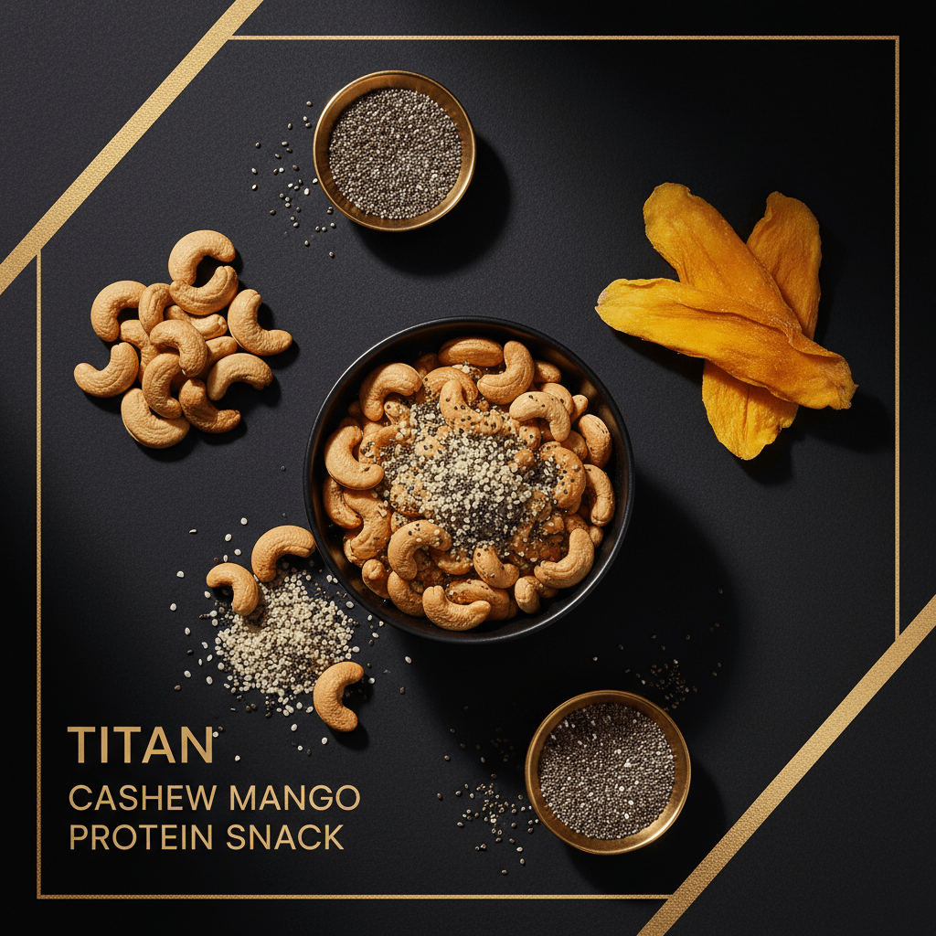 TITAN Cashew Mango Protein Snack