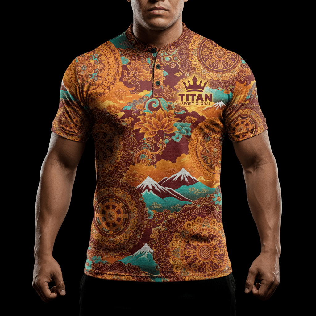 TITAN Tibetan Monk Henley Crown Edition