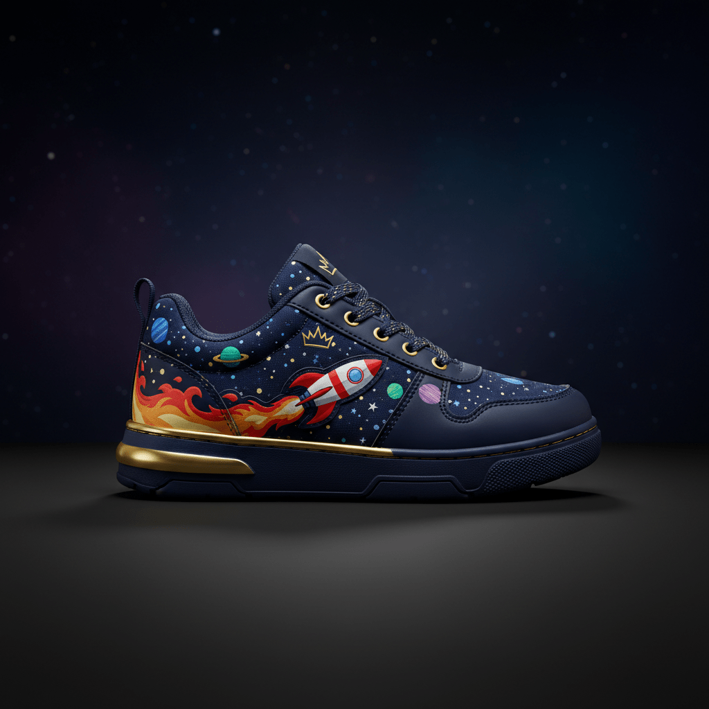 TITAN Kids Space Rocket Training Sneaker — Crown Edition