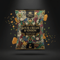TITAN Protein Chips Sour Cream & Onion — Crown Edition bold tattoo-style artwork