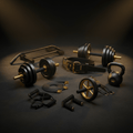 TITAN All-In-One Men's Power & Performance Home Gym System Crown Edition