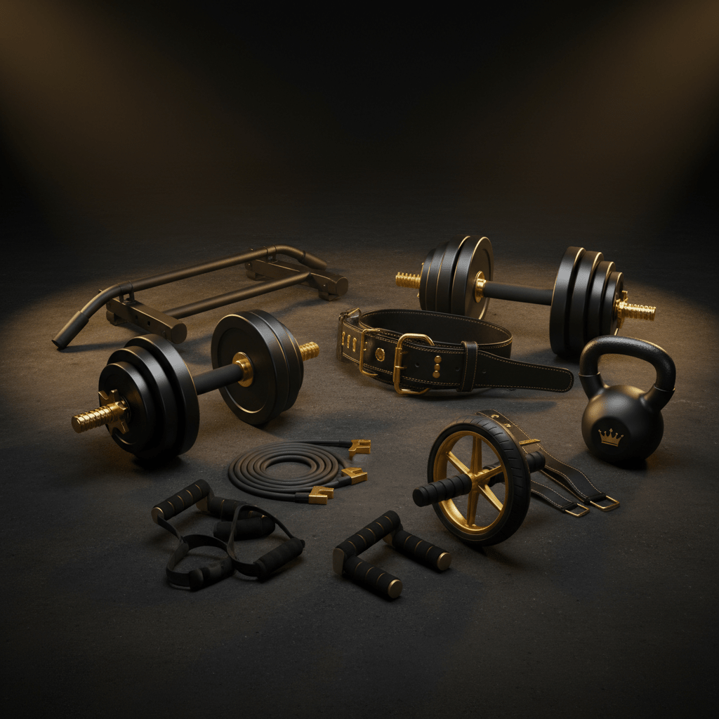 TITAN All-In-One Men's Power & Performance Home Gym System Crown Edition