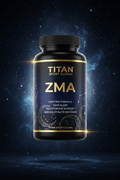 TITAN ZMA Zinc & Magnesium — Midnight Moon Celestial Design Supplement Bottle
