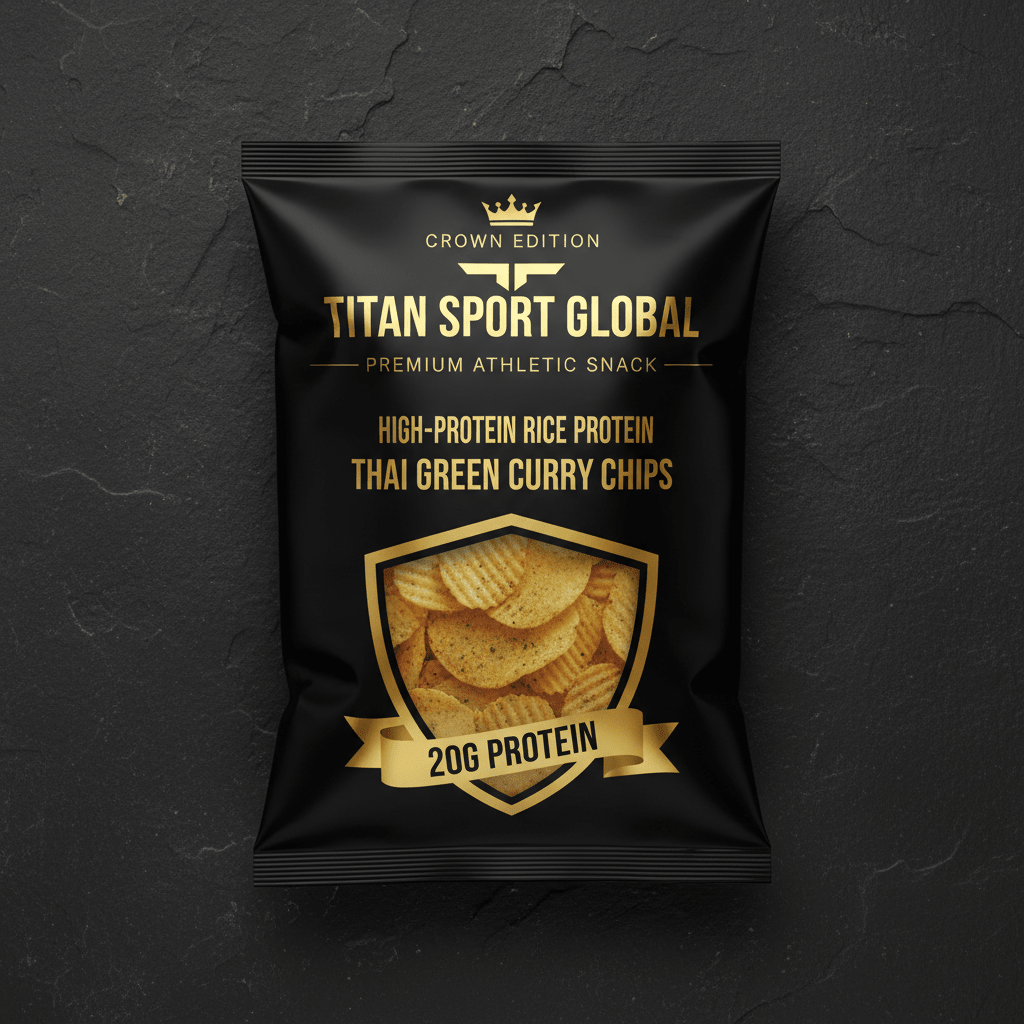 Rice Protein Thai Green Curry Chips — TITAN SPORT GLOBAL