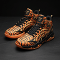 TITAN Men's Tiger Flame Crown Basketball Shoes flat lay