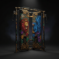 TITAN Crown Edition Dual Pulley Cable Machine — Crown Edition matte black and gold