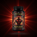 TITAN Iron 65mg with Vitamin C supplement bottle
