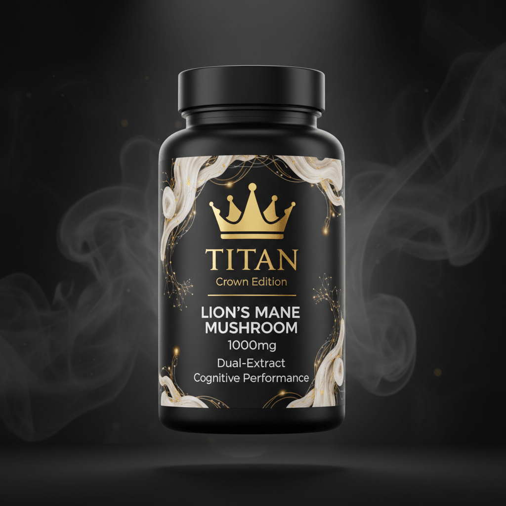 TITAN Lion's Mane Mushroom — 1000mg Cognitive Performance Formula