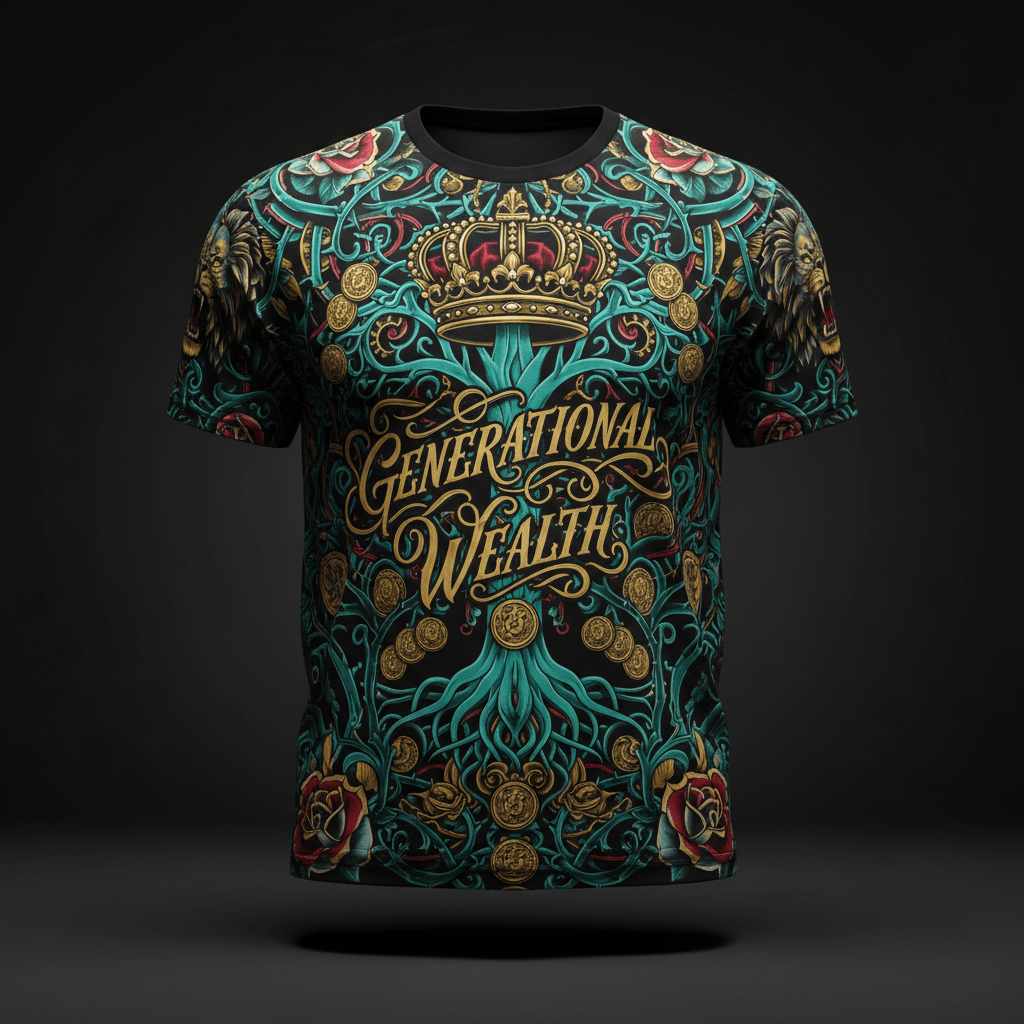 Men's Tee — Generational Wealth — Crown Edition
