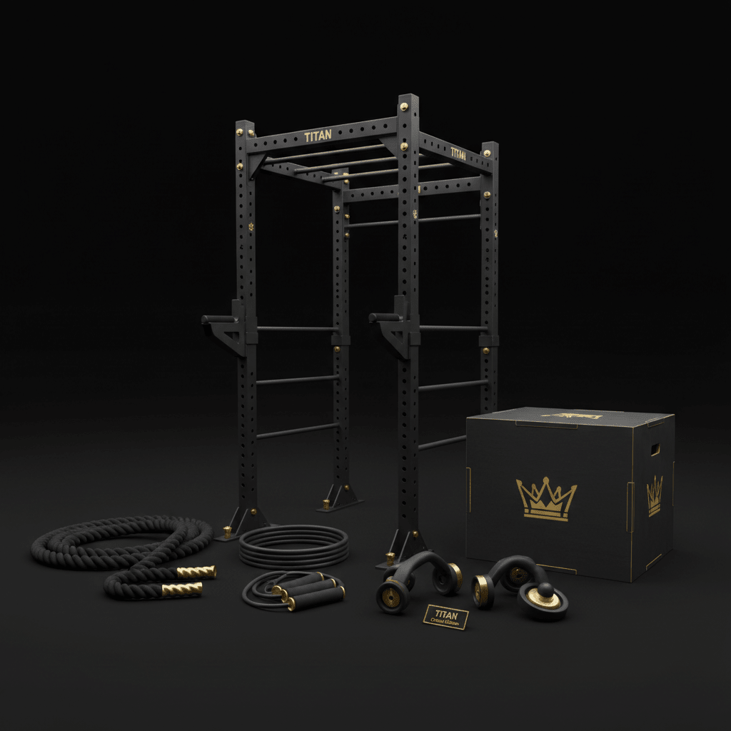 TITAN All-In-One Obstacle Course Racing Home Gym Kit — Crown Edition