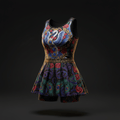 TITAN Women's Tennis Dress - Swan Queen Crown Edition Design
