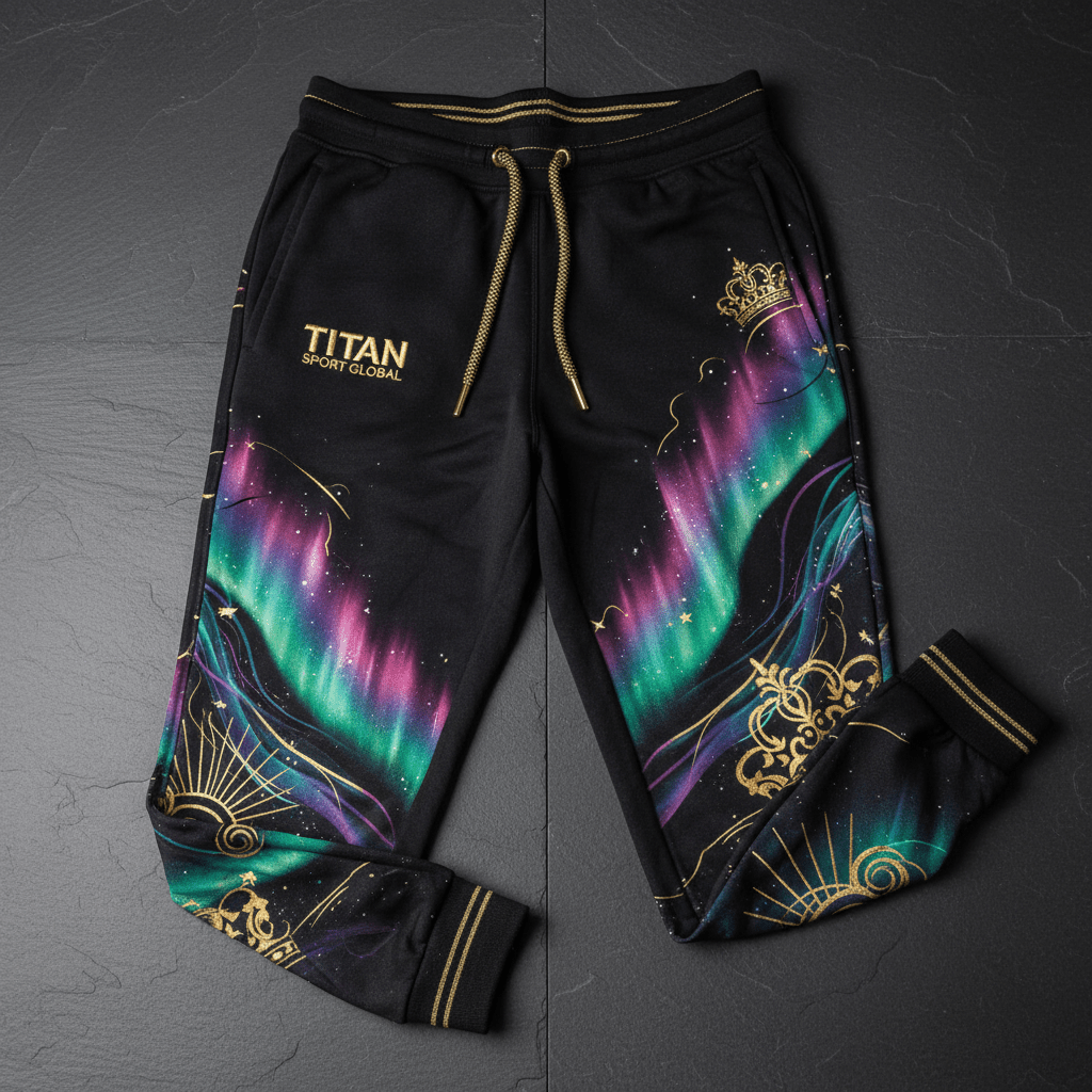 TITAN Women's Aurora Crown Joggers flat lay