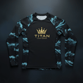 TITAN Rash Guard — Long Sleeve UPF 50+ Athletic Swim & MMA Shirt