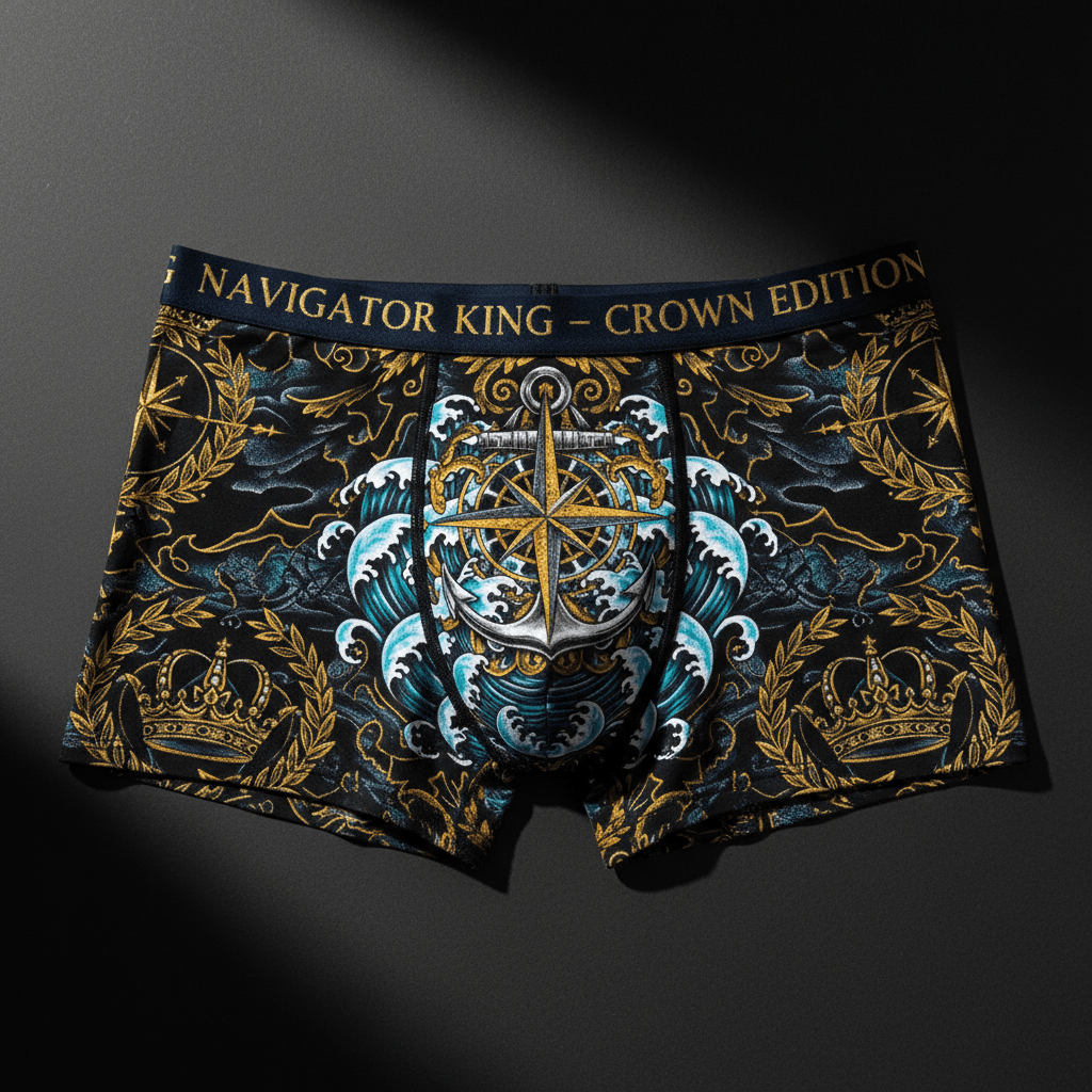 TITAN Men's Boxer Briefs Navigator King Crown Edition