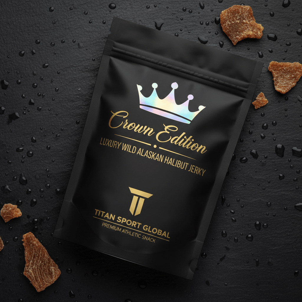 Crown Edition Wild Alaskan Halibut Jerky — TITAN SPORT GLOBAL