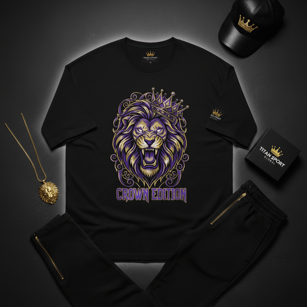 TITAN Oversized Graphic Tee Crown Edition