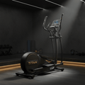 TITAN Crown Edition Elliptical Cross Trainer matte black gold