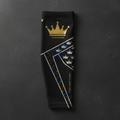 TITAN Crown Edition Baseball Compression Arm Sleeve Matte Black Gold