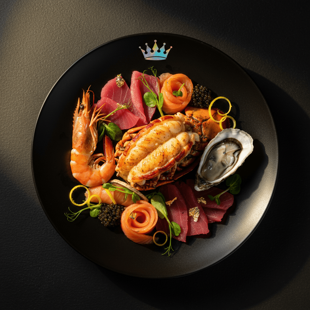 TITAN Crown Edition Global Seafood Power Lunch Plate
