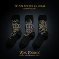 TITAN Crown Edition Athletic Sock Pack Navy Gold 3-Pack