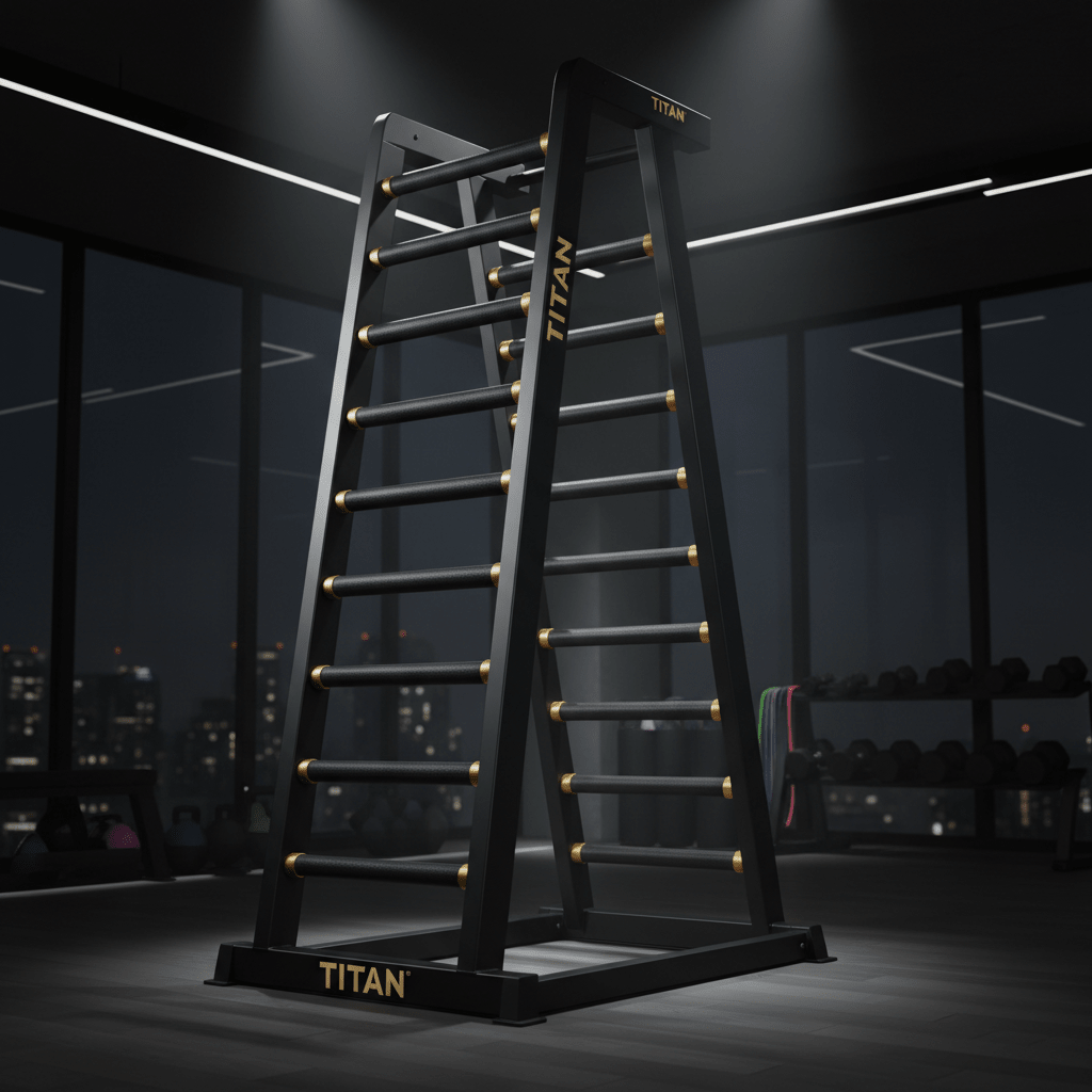 TITAN Crown Edition Vertical Climbing Machine matte black gold
