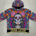 TITAN Plus Women's Sugar Skull Goddess Hoodie — Inclusive Crown Edition