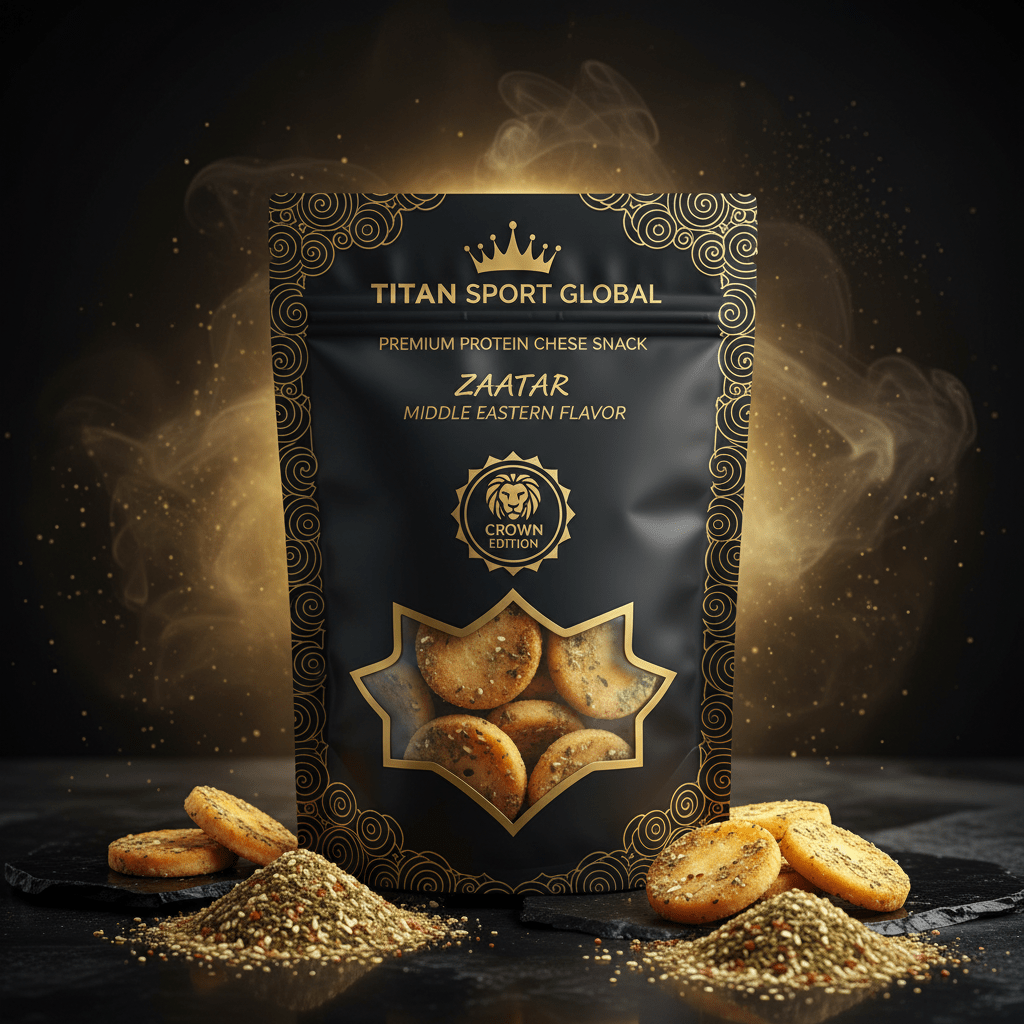 Crown High-Protein Za'atar & Feta Cheese Crisps