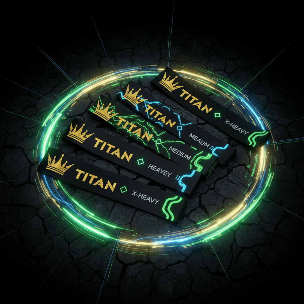 TITAN Pro Resistance Band Set 5 Levels