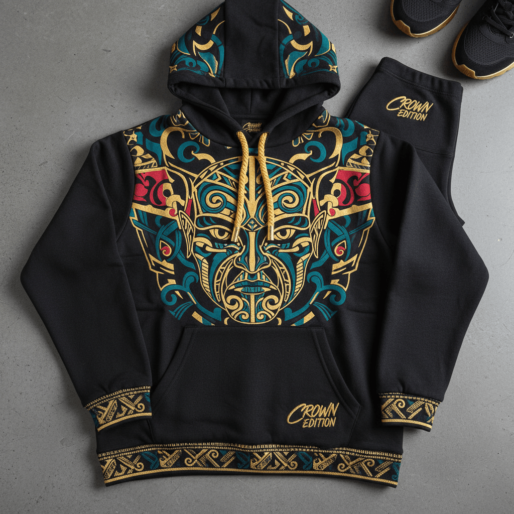 TITAN Women's Māori Tā Moko Warrior Hoodie — Hine Edition