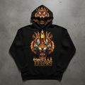 TITAN Men's Tiger Flame Crown Pullover Hoodie — Apex King SWAG Edition