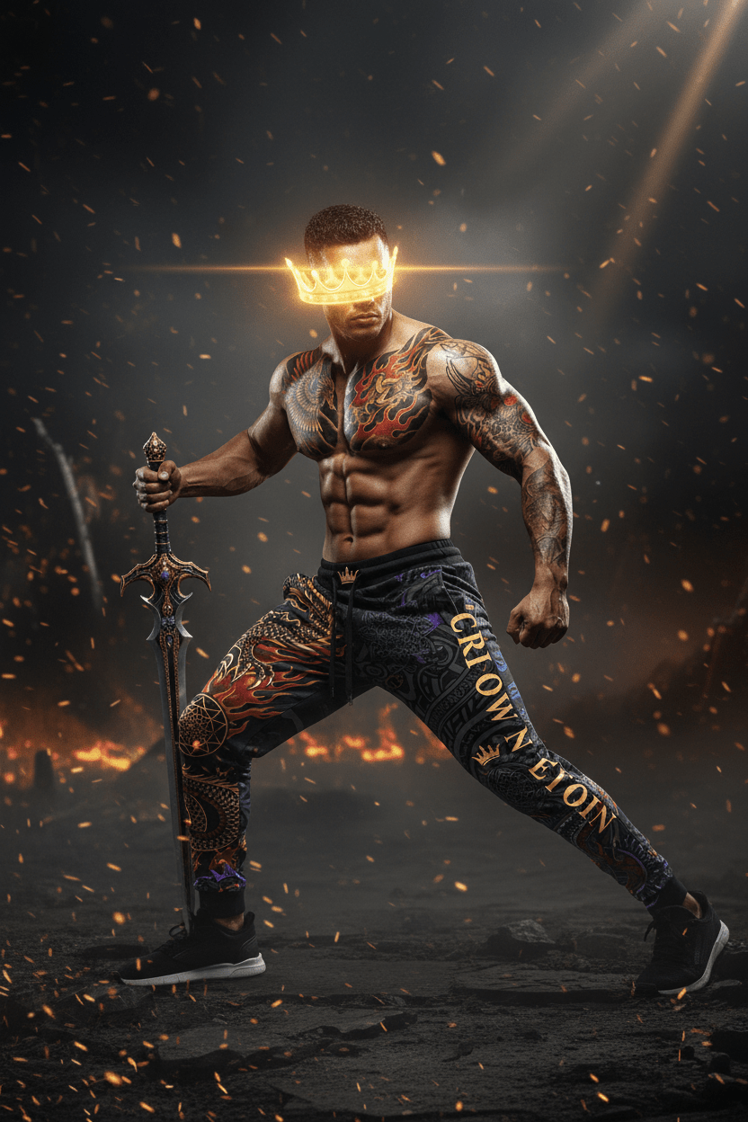 TITAN Warrior Never Rests Joggers - Warrior Stance