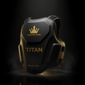 TITAN Body Protector Crown Series — matte black with gold crown logo