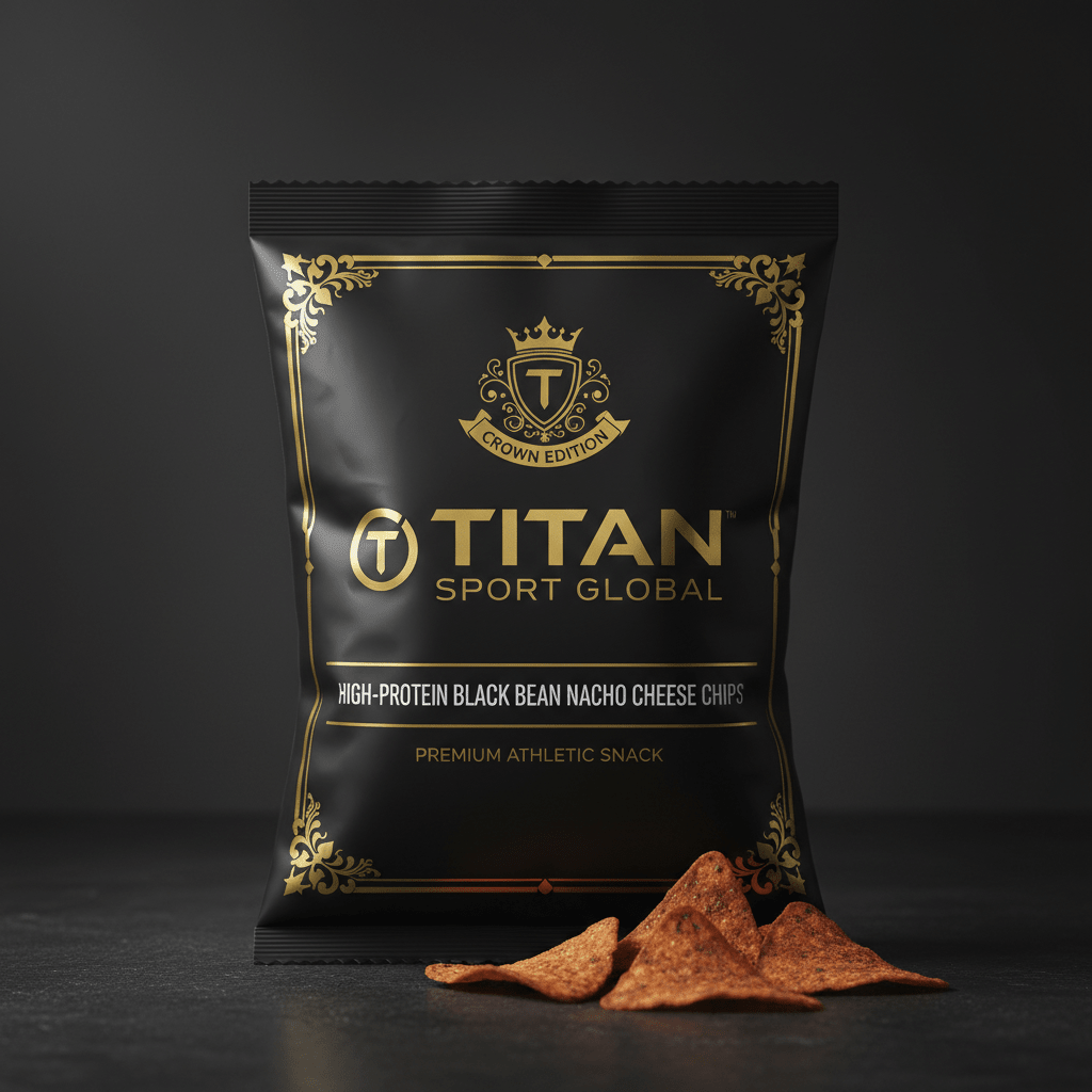 Black Bean Protein Nacho Cheese Chips — TITAN SPORT GLOBAL