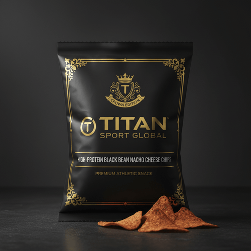 Black Bean Protein Nacho Cheese Chips — TITAN SPORT GLOBAL