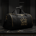 TITAN Elite Gym Duffle Obsidian Crown SWAG Edition black gold