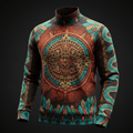 TITAN Aztec Sunstone Crewneck Turtleneck — Tonatiuh Edition
