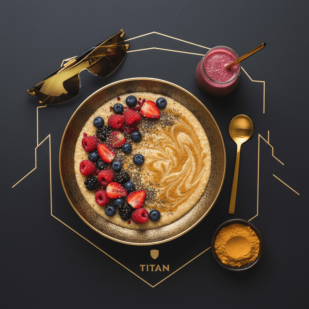 TITAN Peruvian Vegan Quinoa Porridge & Lucuma Breakfast Bowl