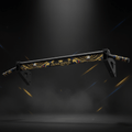 TITAN Crown Edition Storm Eagle Doorframe Pull-Up Bar — Matte Black & Gold