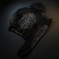 TITAN Men's Crown Edition Lounge Set Navy Gold